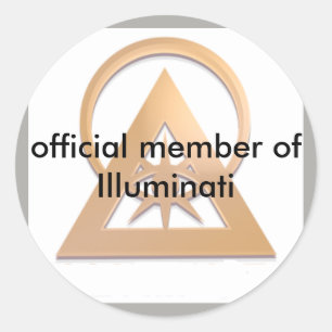 Sticker Rond dispositif d'éclairage officiel
