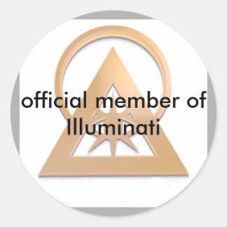 Sticker Rond dispositif d'éclairage officiel