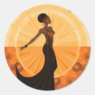 STICKER ROND DIVINE FEMININE #5