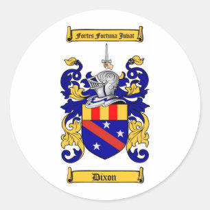 STICKER ROND DIXON FAMILLE CREST - DIXON COAT D'ARMES