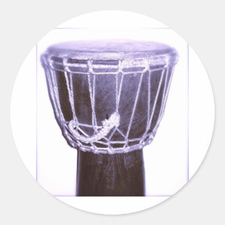 Sticker Rond Djembe