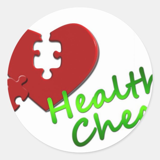 Sticker Rond Docteur Nurse Bureau Médicale Affaires Paix Amour (Devant)