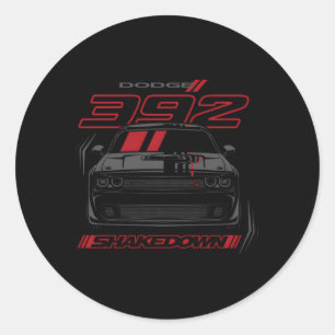 Sticker Rond Dodge Challenger 392 Shakedown Dernier Call
