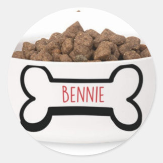 Sticker Rond Dog friend