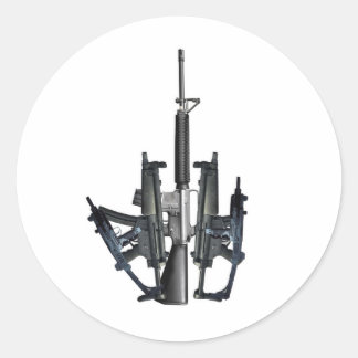 Sticker Rond Doigt moyen d'arme