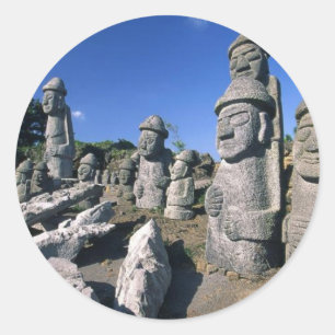 Sticker Rond Dol Hareubang