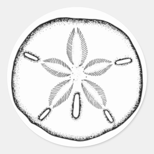 Sticker Rond dollar de sable (Devant)