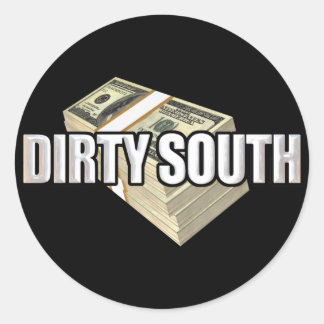 Sticker Rond Dollars Sud Sale