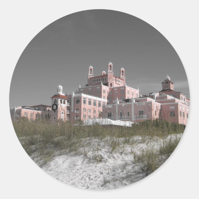 Sticker Rond Don CeSar vintage (Devant)