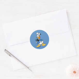 Sticker Rond Donald Duck Smile