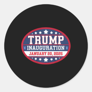 Sticker Rond Donald Trump Jour de l'investiture 2025