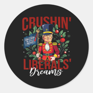 Sticker Rond Donald Trump Le 47e président Funny H