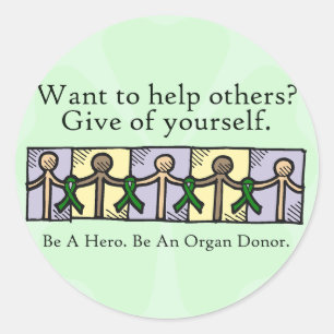 Sticker Rond Donnez de vous-même