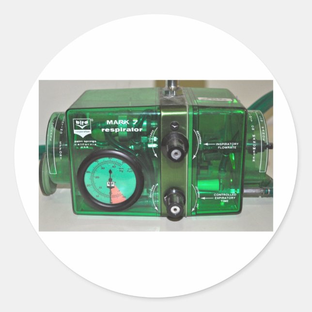 STICKER ROND DONNEZ-LEUR L'OISEAU - VENTILATEUR (Devant)