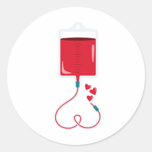 Sticker Rond Dons de sang