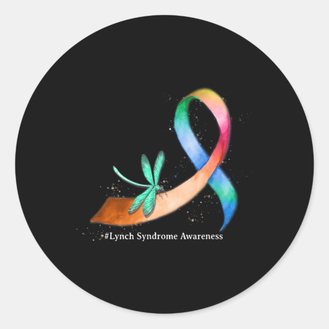 Sticker Rond Dons de sensibilisation au syndrome de Lynchage de (Devant)