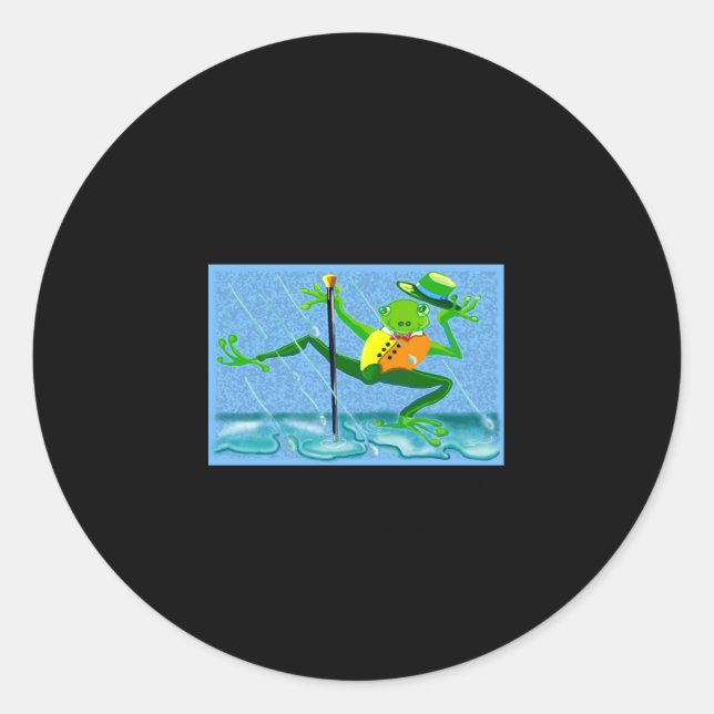 Sticker Rond Dont Worry Be Hoppy Toddler  (Devant)