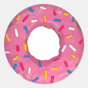 Sticker Rond Donut