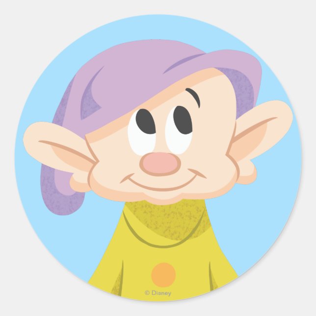 Sticker Rond Dopey 5 (Devant)