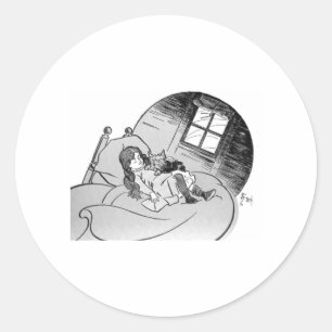 Sticker Rond Dorthy et Toto