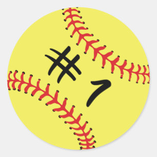 Sticker Rond Dos de joueur de base-ball aucun Sti de sport de