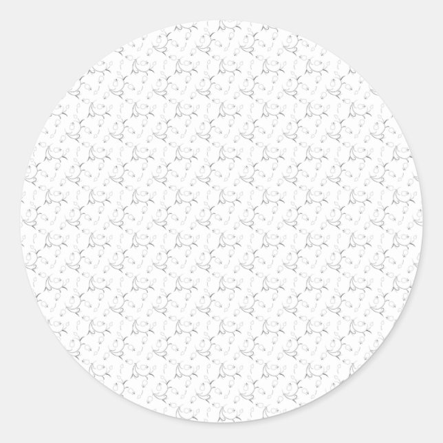 Sticker Rond Dot, Oie Grey (Devant)
