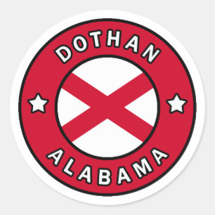 Sticker Rond Dothan Alabama
