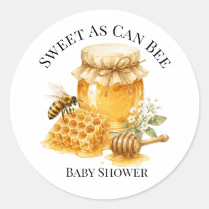 Sticker Rond Douce Comme Peut L'Être Une Fête Prénatale Pour Bé