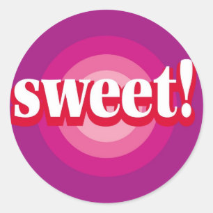 Sticker Rond Doux ! -Autocollant