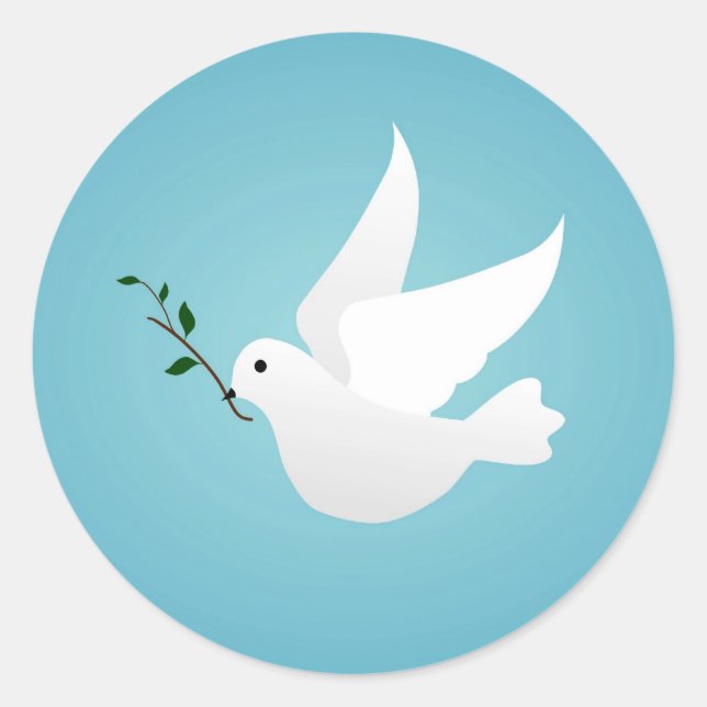 Sticker Rond Dove (Devant)