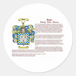 Sticker Rond Doyle (histoire)