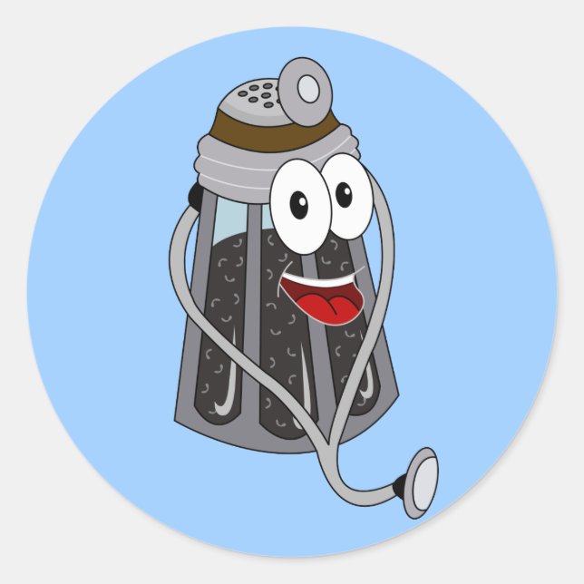 Sticker Rond Dr Pepper Shaker (Devant)