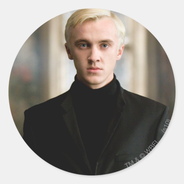 Sticker Rond Draco Malfoy (Devant)
