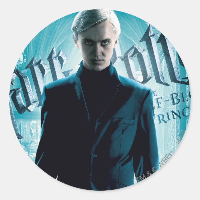 Sticker Rond Draco Malfoy (Devant)
