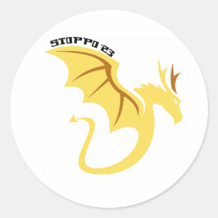 Sticker Rond dragon