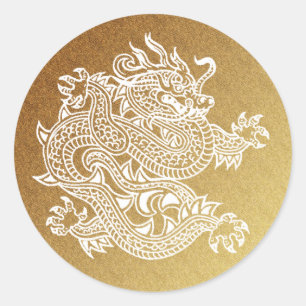 Sticker Rond dragon