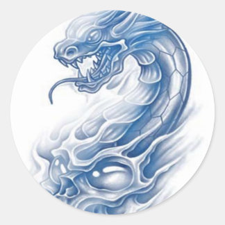 Sticker Rond dragon