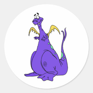 Sticker Rond Dragon Magic 28