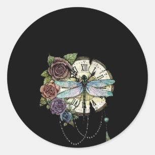 Sticker Rond Dragonfly Lover Dream Capcher Dragonfly