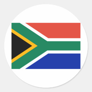 Sticker Rond Drapeau Afrique du Sud