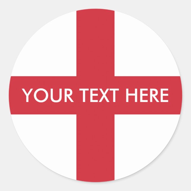 Sticker Rond Drapeau Angleterre (Devant)