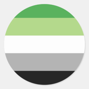 Sticker Rond drapeau aromatique