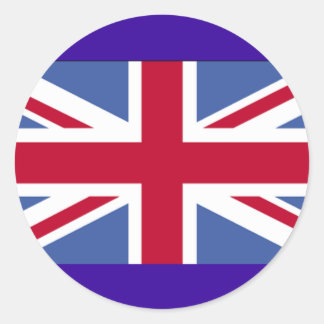 STICKER ROND DRAPEAU BRITANNIQUE