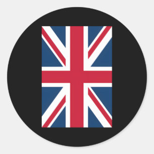 Sticker Rond Drapeau britannique Union Jack