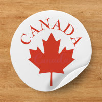 Drapeau canadien rouge et blanc du Canada