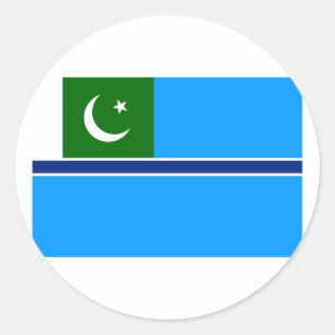 Sticker Rond Drapeau civil Pakistan, Pakistan d'air