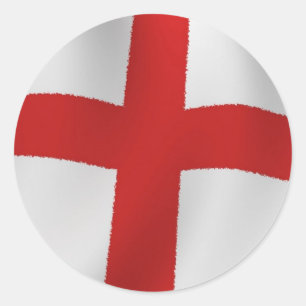 Sticker Rond Drapeau d'Angleterre