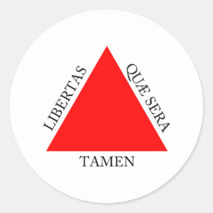 Sticker Rond Drapeau de haute qualité de Minas Gerais du Brés
