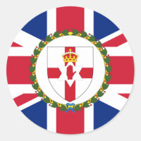 Drapeau Du Gouverneur De L'Irlande Du Nord, Royaum