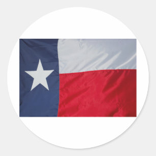 Sticker Rond Drapeau du Nouveau Texas